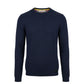 Blue Cotton Men's Sweater