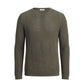 Green Cotton Men Sweater