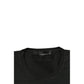 Black Cotton Men Sweater