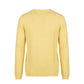 Yellow Cotton Men Sweater