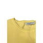 Yellow Cotton Men Sweater