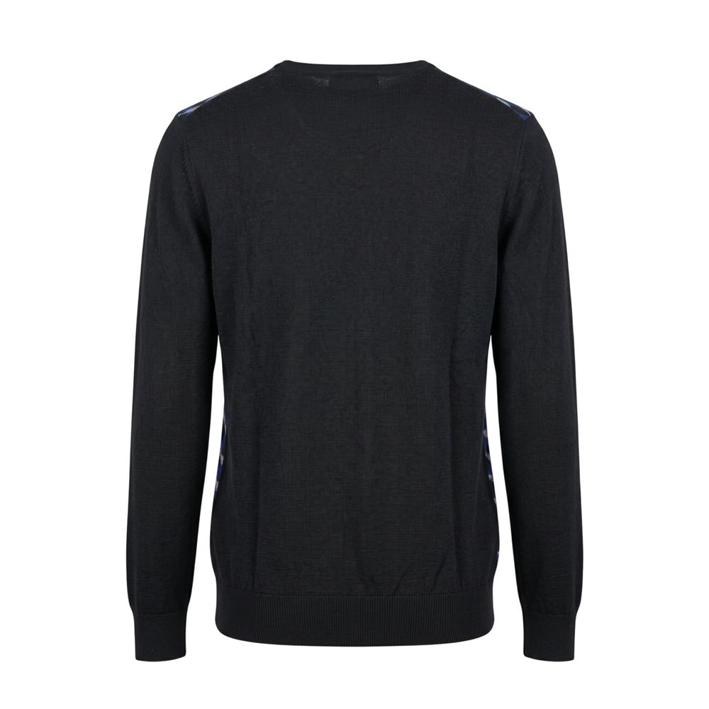 Blue Wool Men's Sweater