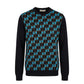 Light Blue Wool Men's Sweater