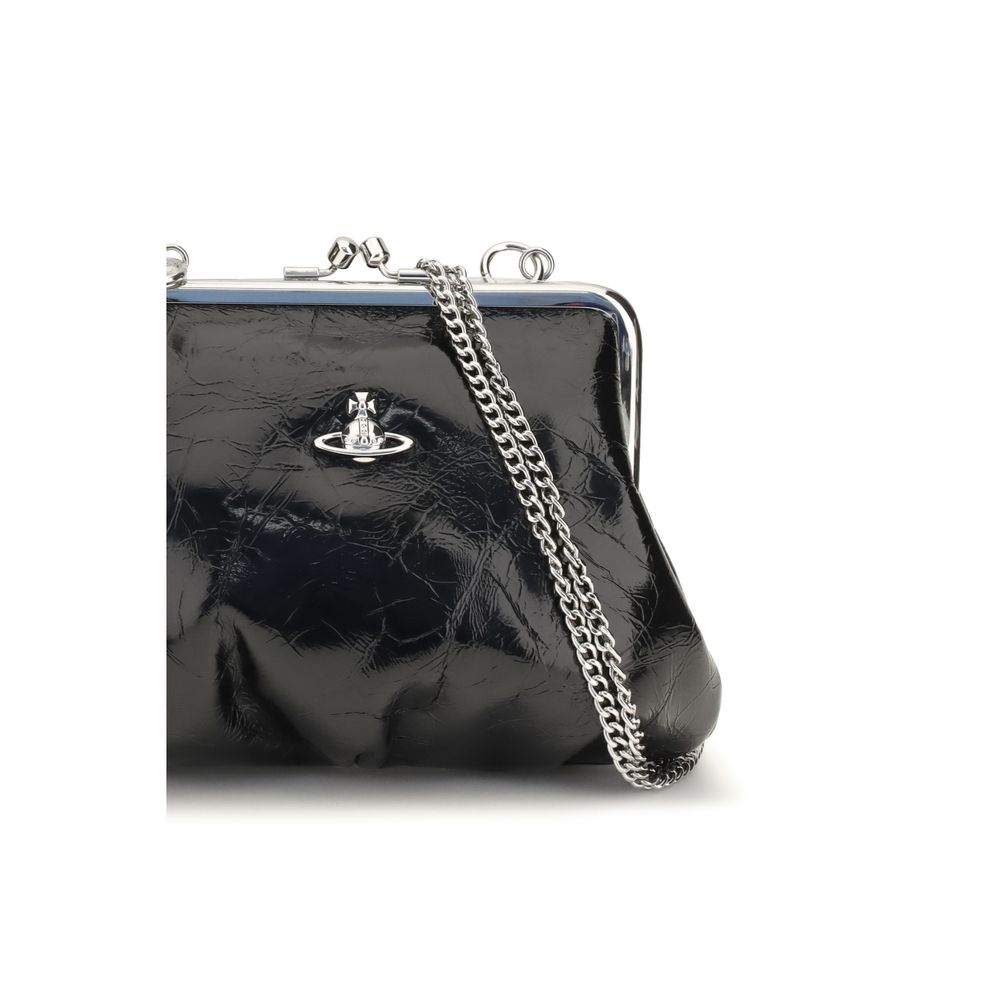 Black Calf Leather Bos Taurus Handbag