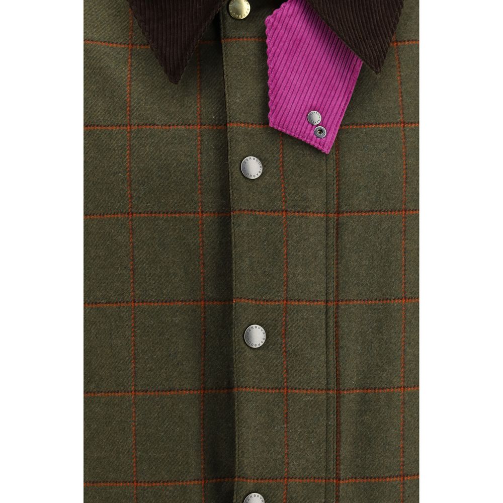 Bicolor Wool Oves Aries Full-Length Jacket