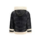 Black Polyamide Full-Length Jacket