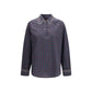 Blue Cotton Dress Shirt
