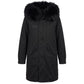 Black Cotton Women Jacket