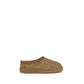 Beige Suede Leather Mules