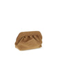 Beige Suede Leather Handbag