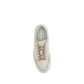 Beige Nubuc Leather Low Top Sneakers