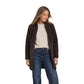 Brown Polyester Coat