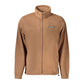 Brown Polyester Men Sweatshirt