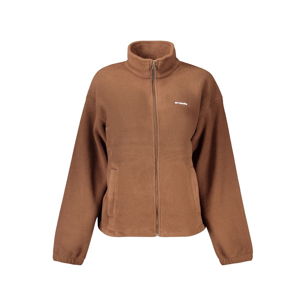 Brown Polyester Women's Sweatshirt