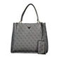 Black Polyurethane Women's Bag