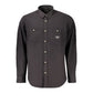 Black Cotton Men's Shirt