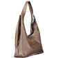 Brown Polyurethane Women's Bag