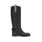 Black Polyurethane Rain Boots