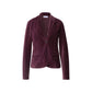 Purple Cotton Blazer