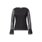 Bicolor Polyester Blouse