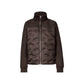 Brown Polyester Full-Length Jacket