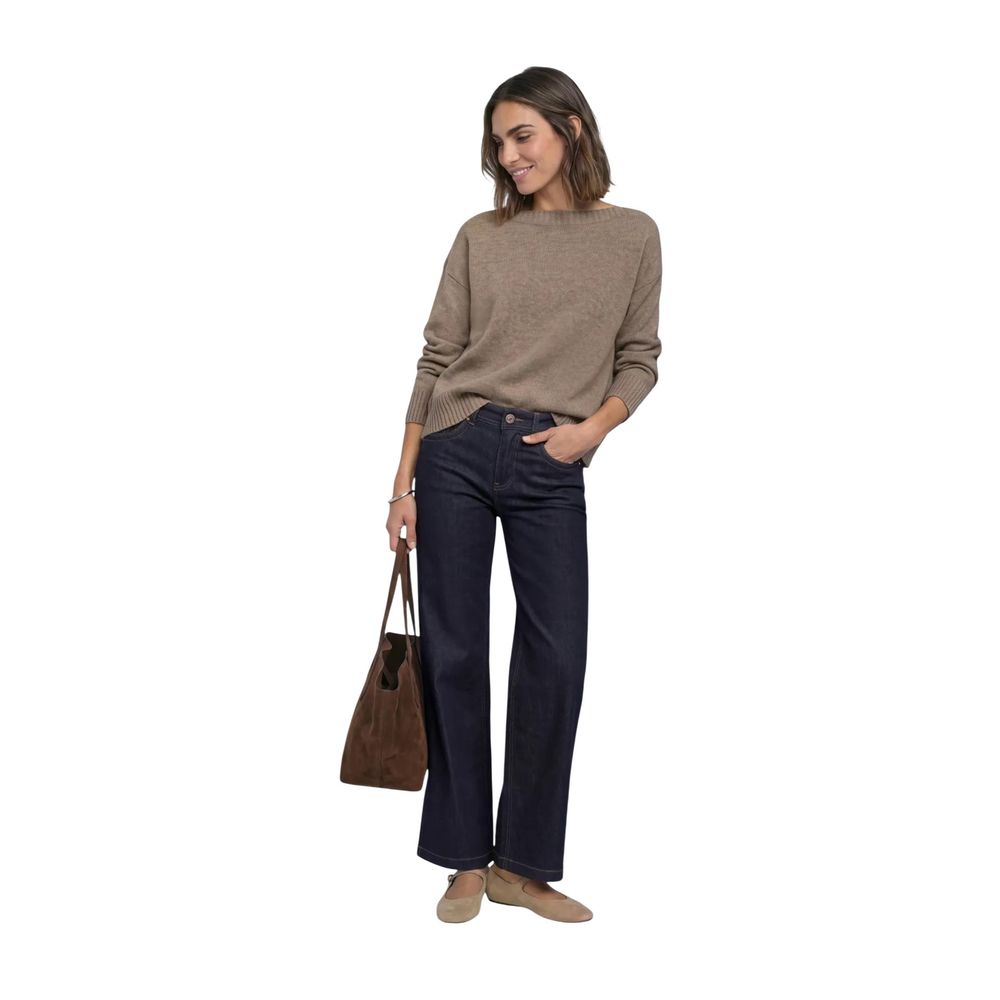 Beige Cotton Sweatshirt