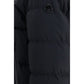 Black Nylon Bomber