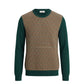 Green Wool Men's Sweater