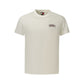 White Cotton Mens T-Shirt