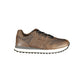 Brown Polyurethane Men's Sneaker