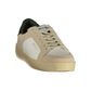 White Polyurethane Men's Sneaker
