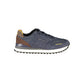 Blue Polyurethane Men's Sneaker