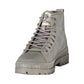 Gray Polyurethane Women's Boot