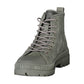 Gray Polyurethane Men Boot