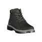Black Polyurethane Uomo Stivaletti