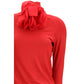 Red Viscose Casual Dress