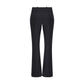Black Acetate Flared Pants