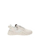 Beige Calf Leather Bos Taurus Athletic Sneakers