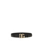 Black Calf Leather Bos Taurus Regular Belt
