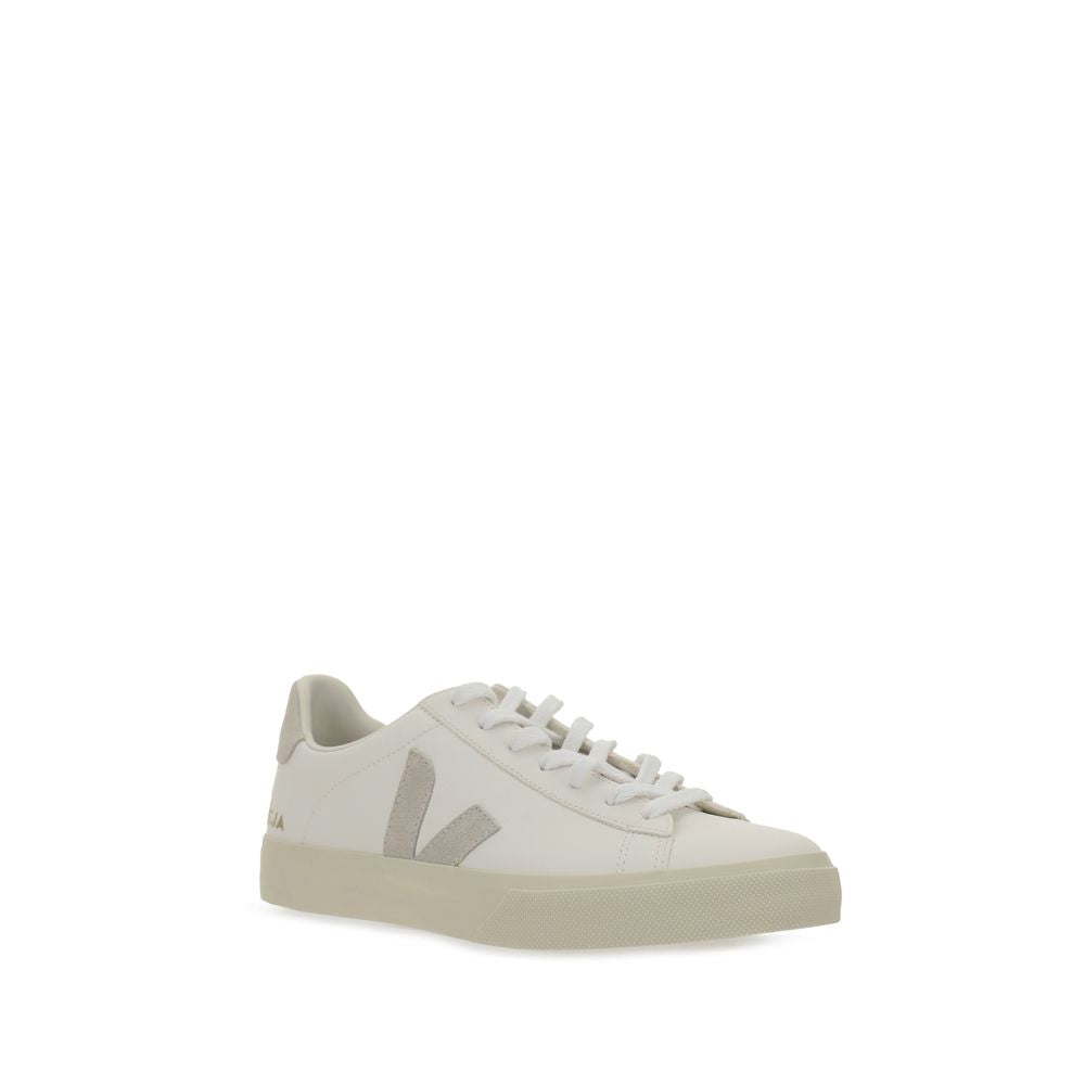 White Calf Leather Bos Taurus Low Top Sneakers
