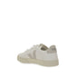 White Calf Leather Bos Taurus Low Top Sneakers