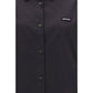 Black Cotton Dress Shirt