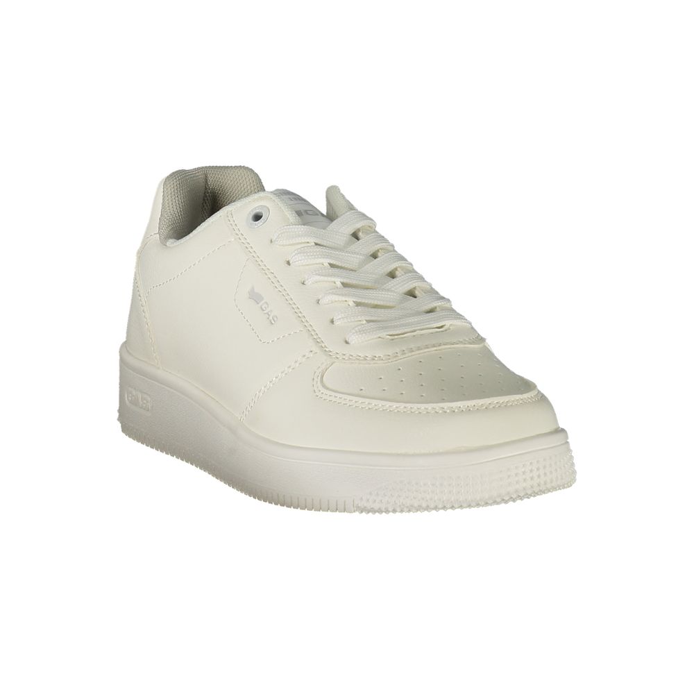 White Polyurethane Women's Sneaker