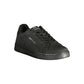 Black Polyurethane Men's Sneaker