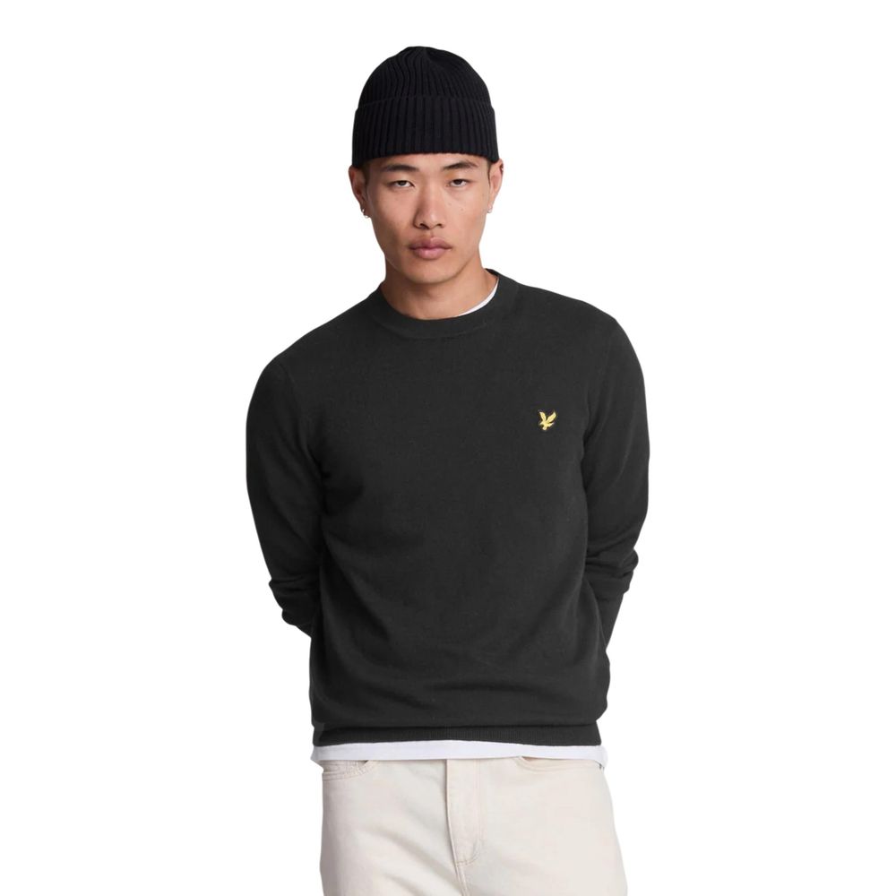 Black Cotton Sweatshirt