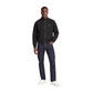 Black Polyester Full-Length Jacket