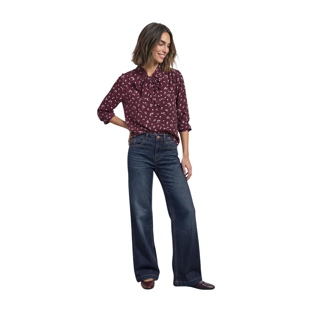 Bordeaux Viscose Blouse