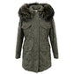 Green Cotton Women Jacket