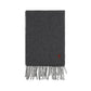 Gray Wool Oves Aries Foulard