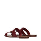 Red Leather Slippers